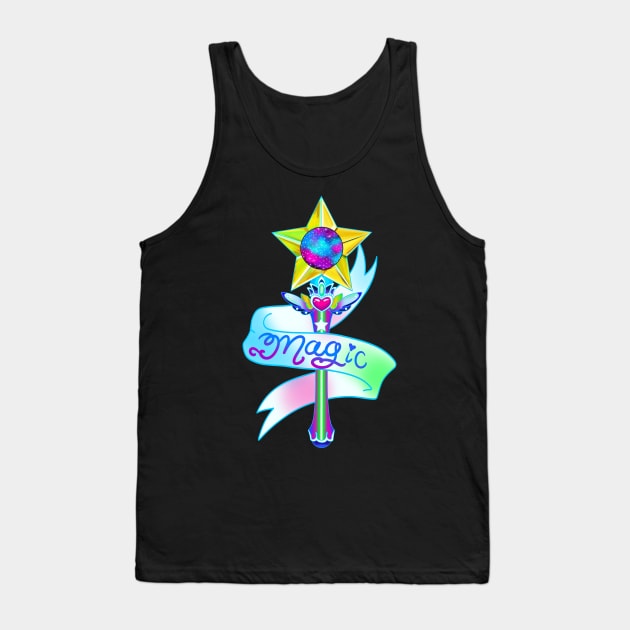 Magic Wand Tank Top by MarielaArtShop